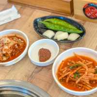 의왕 왕송호수맛집 능이야에서 반계 칼국수