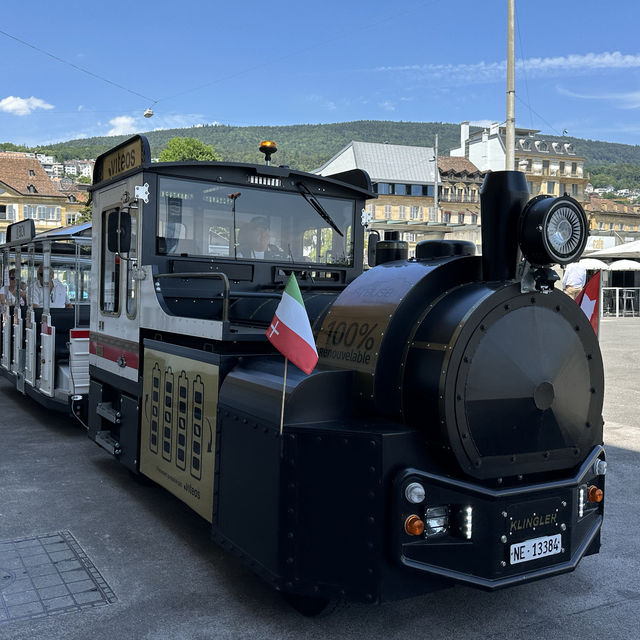 Journey with Le Petit Train de Neuchâtel