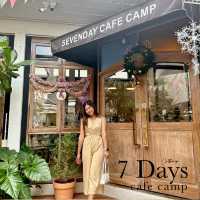 7 Days Cafe Camp 🏕️🌿 #คาเฟ่ในสวน #คาเฟ่สัตหีบ