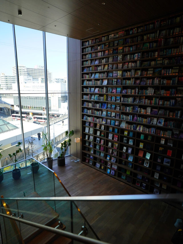 【大阪】ガラス張りと壁一面の本の空間が美しい本屋📕