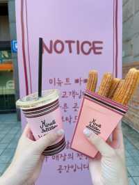 【韓国/カフェ】狎鴎亭にあるチュロス専門店🎀テイクアウトして食べ歩きも◎
