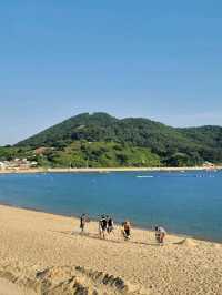 수영하기 좋은 고운모래 해변 구조라해수욕장🏖