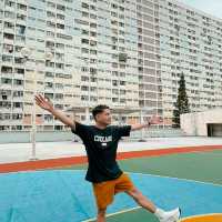 Vibrant hues and iconic views at Choi Hung Estate