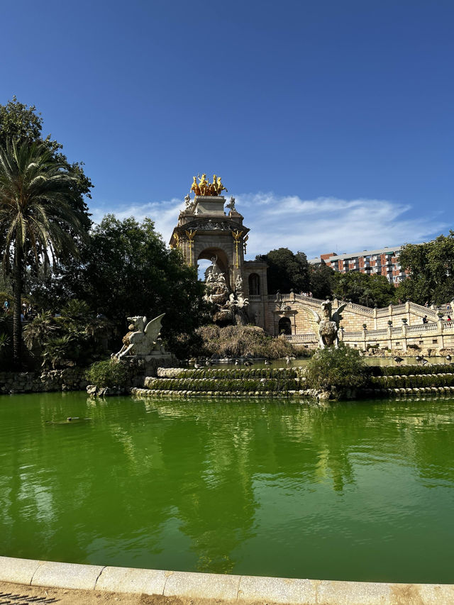 가우디의 분수가 있는 ⛲️시우타데야 공원