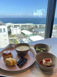 超推介海景自助早餐🥣1800yen一位🤣臨海欣賞大阪海景😎OMO Dining