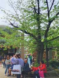 【獅子頭の形をした舞台がユニーク🦁難波八阪神社⛩️】