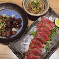 【博多駅】絶妙焼き加減の熟成肉✨