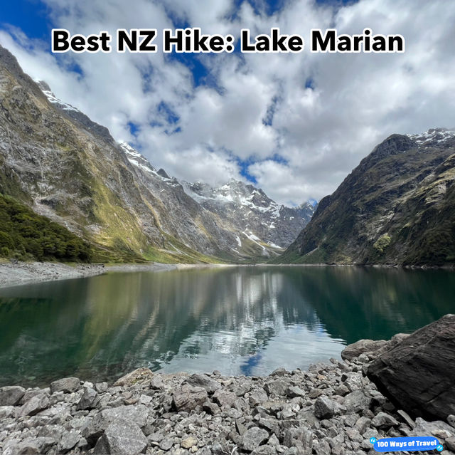 Best Hike in New Zealand - Lake Marian