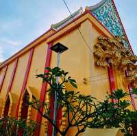 泰國曼谷湄南河畔皇家古跡寺廟景點:Wat Wiset Kan，適合拍照📸打卡