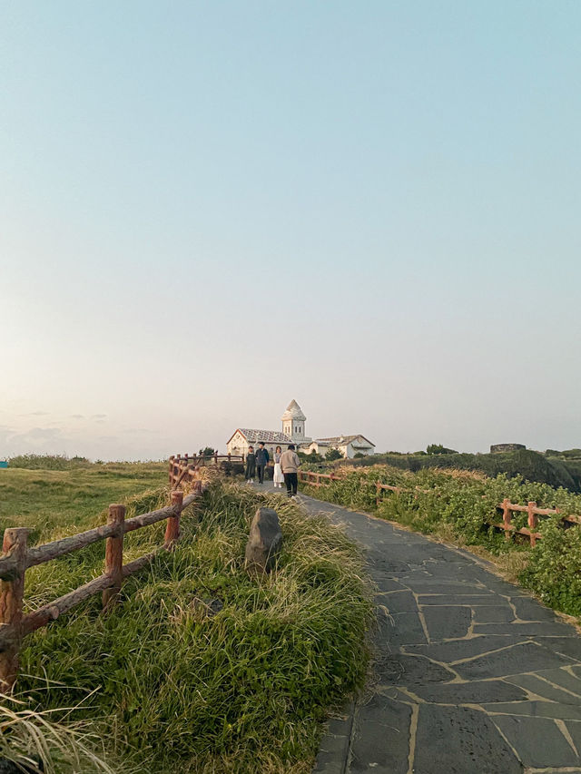 Scenic Coastal Trail in Seopjikoji, Jeju Island