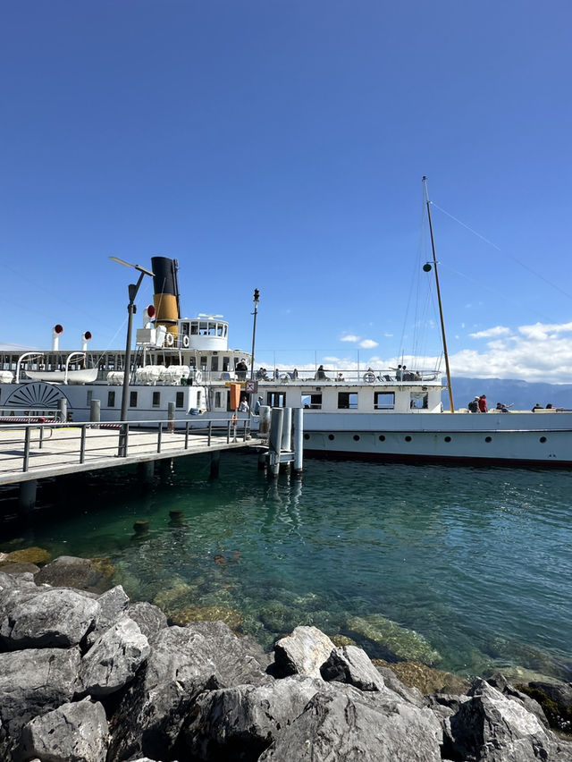 🇨🇭浸在洛桑湖畔悠閒中🚴湖畔踩單車享受謐靜