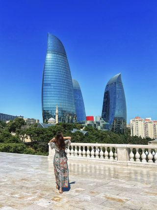 Panoramic view in Baku🇦🇿