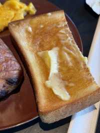 Breakfast buffet at a stylish restaurant🍞