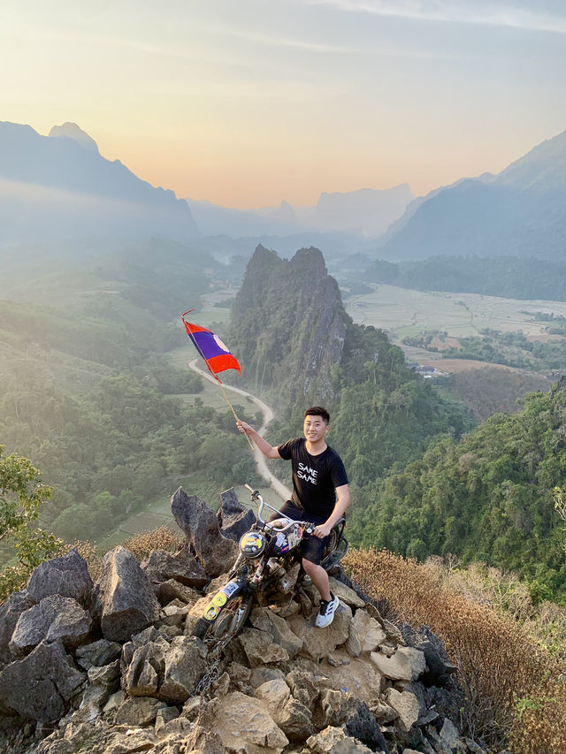 🇱🇦 Best viewpoint in ALL OF LAOS 