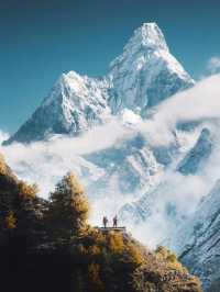 Base of the majestic Annapurna mountain range