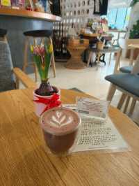 Hot Chocolate Bliss in a Green Paradise