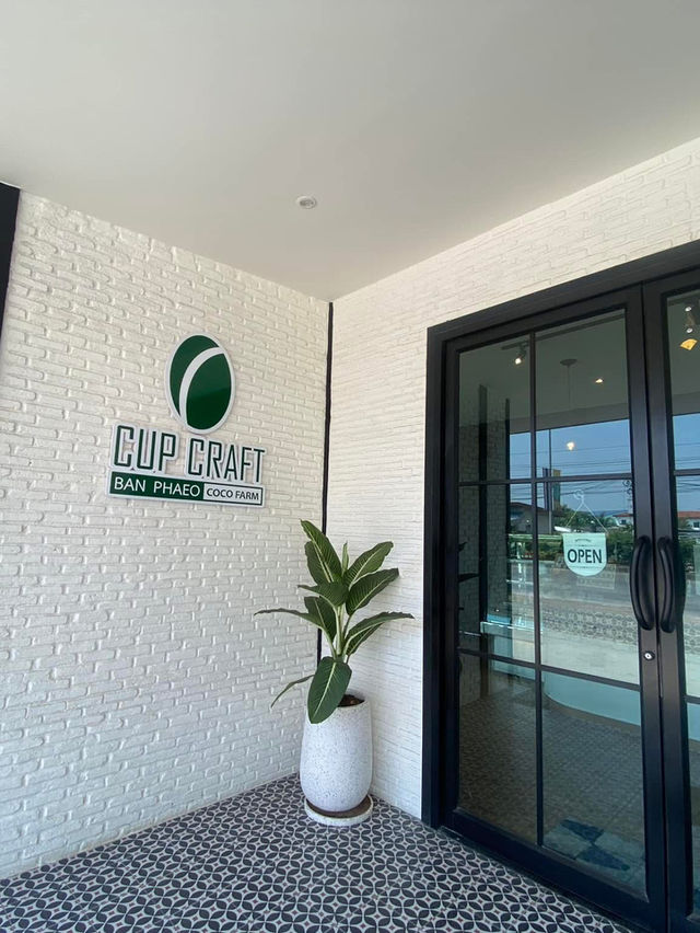 CUPCRAFT คาเฟ่บ้านแพ้ว สมุทรสาคร 