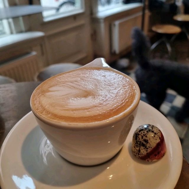 Nive place with snacks and coffee
