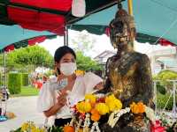 งานปิดทองฝังลูกนิมิตวัดบางบ่อ