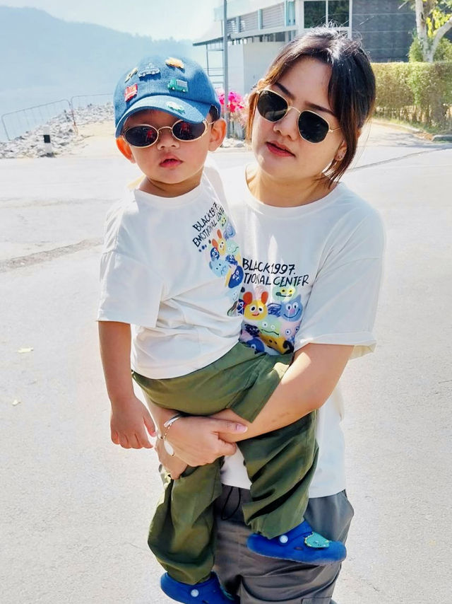 พาลูกเที่ยวเขื่อนขุนด่านฯ