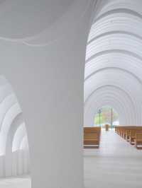 Modern iconic Chamber church in Qingdao, China