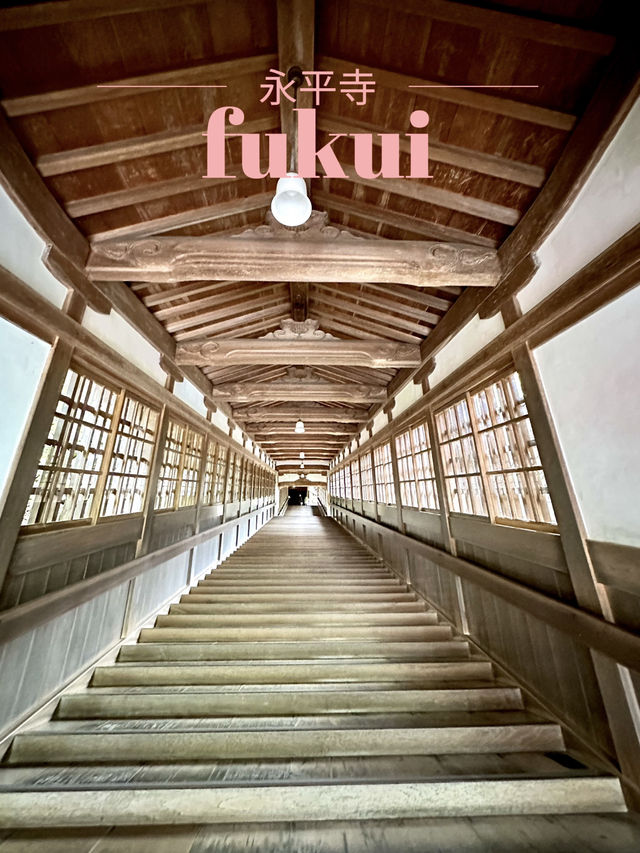 【福井×永平寺】7つの建物を結ぶ階段や廊下