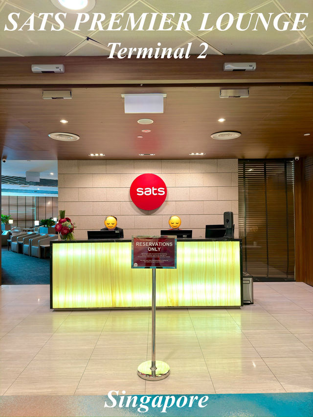 シンガポール　シンガポール観光　チャンギ空港T2 SATS Premier Loungeでゆっくり過ごす！