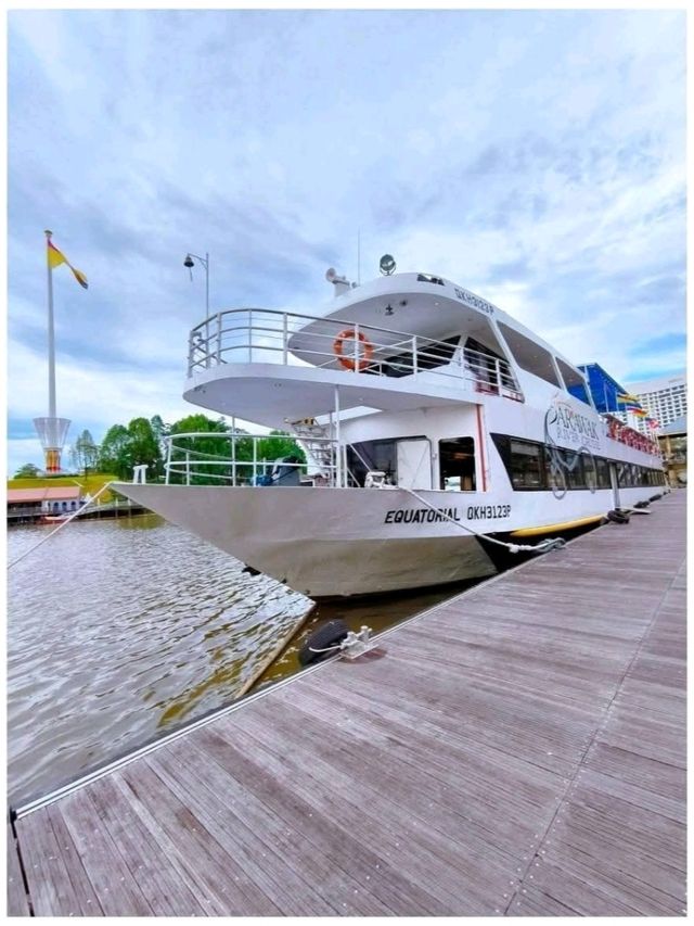 "Voyage of the Golden Sunset: Sarawak River Cruise"