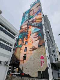 The largest wall painting of Jay chow and wife in MIRI!!
