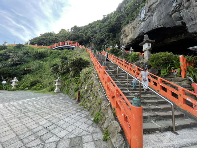懸崖峭壁秘境傳說「鵜戶神宮」