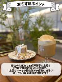 【狎鴎亭カフェ】釜山発の人気カフェで、絶品ケーキを堪能🍰✨