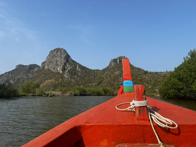 ล่องเรือคลองเขาแดง ประจวบคีรีขันธ์