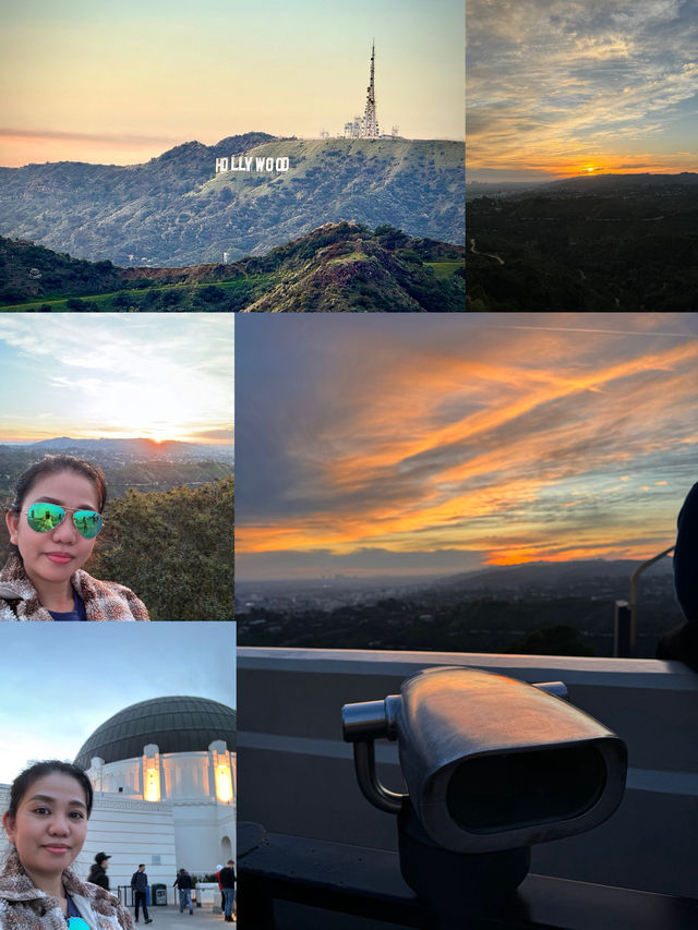 Spectacular view at Griffith Observatory