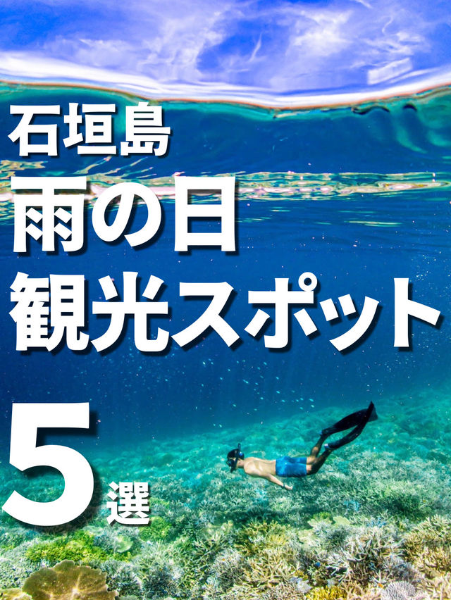 【石垣島】雨の日でも楽しめる！観光スポット5選☔🌈 