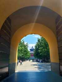 The majectic greeneries of the Temple of Heaven North Gate