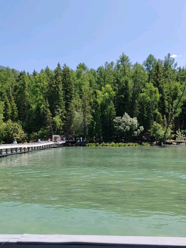 The Rippling Turquoise Waters of Kanas Lake