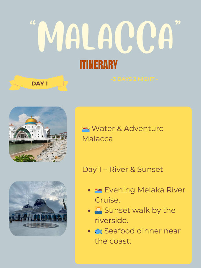 🚤 Water & Adventure in Malacca