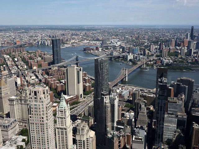 Touching the Sky Above New York City Touching the Sky Above New York City