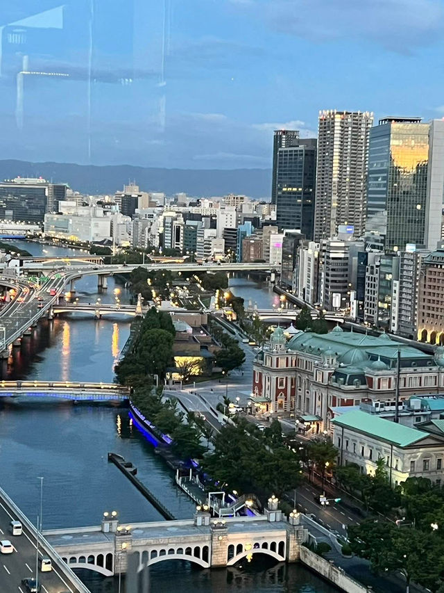 大阪堂島濱塔16樓WowUs的百萬夜景免費觀景台