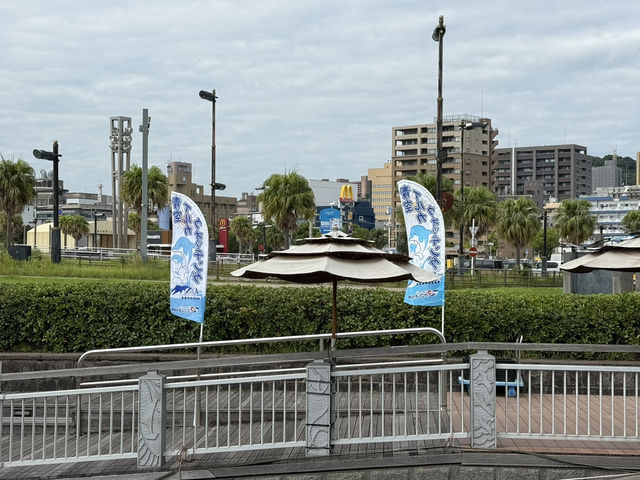 桜島も見える！ロケーション最高の水族館