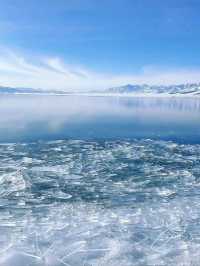 “The Crystal Heart of Sayram Lake”