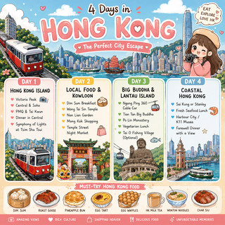 🇭🇰 4 Days in Hong Kong: The Perfect City Escape ✨