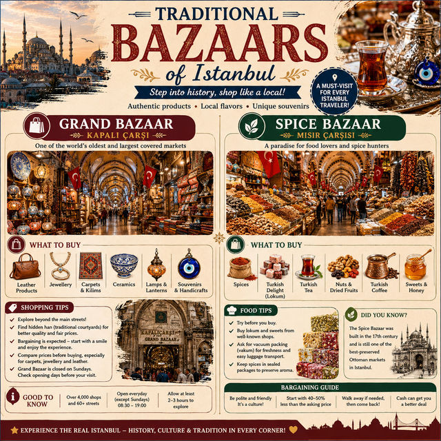 🇹🇷 First Timer’s Ultimate Istanbul Shopping Guide 🛍️✨