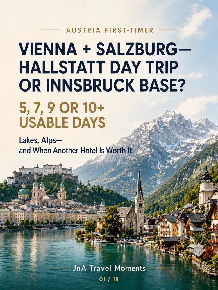 オーストリア初旅行ルートガイド：ウィーン＋ザルツブルクを基本に、ハルシュタットへ日帰り？それともインスブルックに滞在？