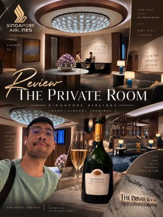 ✈️🇸🇬รีวิว ที่สุดของ SQ - THE PRIVATE ROOM Singapore Airlines First Class & Suites Lounge 😇