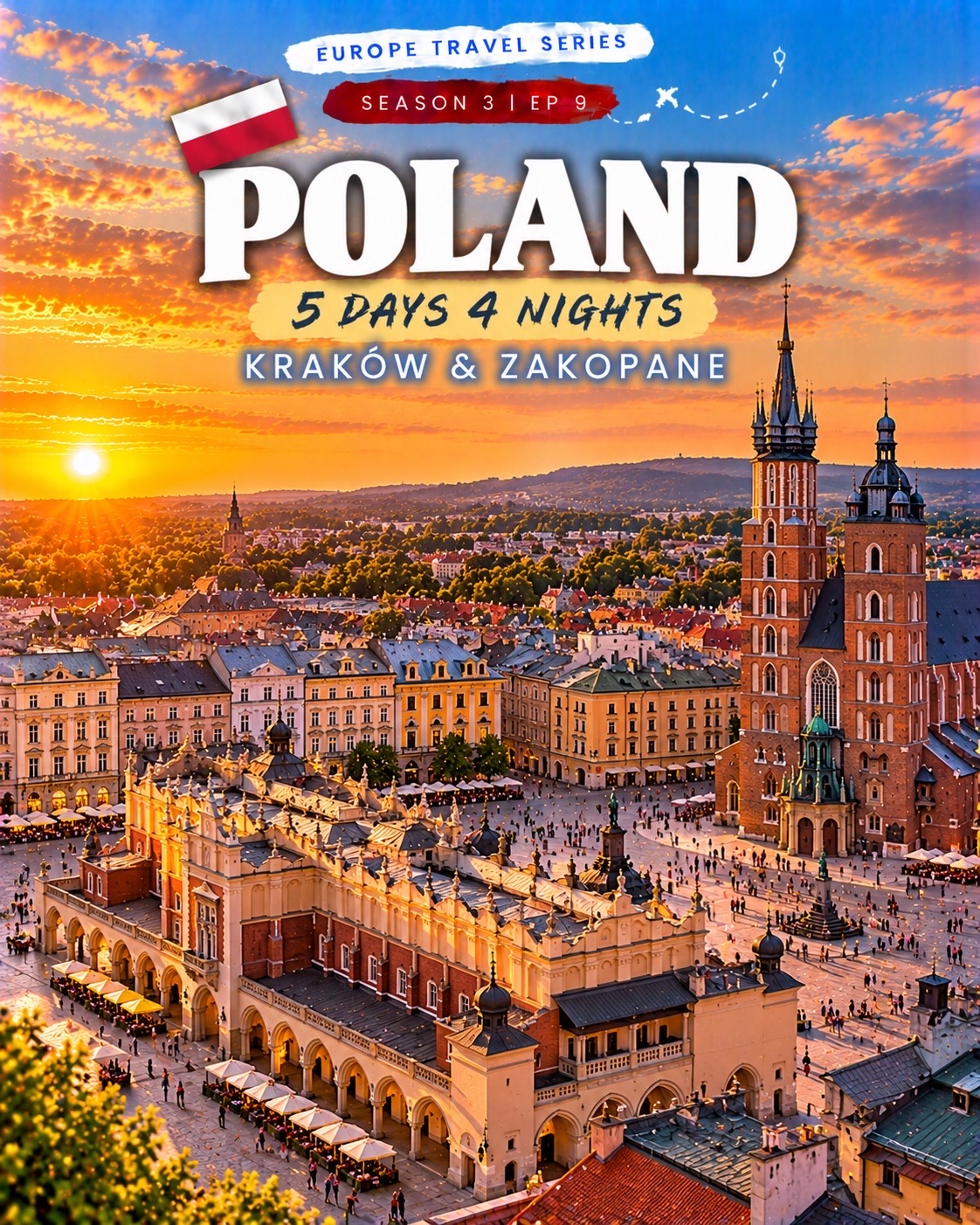 🇵🇱 POLAND | 5 DAYS 4 NIGHTS 🏰⛰️✨

เที่ยวโปแลนด์ 5 วัน 4 คืน พาไปสัมผัสเมืองเก่าสุดโรแมนติกและธรรมชาติสุดอลังการของเทือกเขา Tatra 💚

ประเทศที่มีทั้งปราสาทราชวงศ์ จัตุรัสยุคกลาง เมืองภูเขาสุดน่ารัก และทะเลสาบสีมรกตที่สวยเหมือนภาพวาด

🗓️ DAY 1: Kraków Old Town 🏰
🗓️ DAY 2: Wawel Castle & Kazimierz 👑
🗓️ DAY 3: Zakopane & Gubałówka ⛰️
🗓️ DAY 4: Morskie Oko Lake 🏞️
🗓️ DAY 5: Zakopane & Departure 🌲

🌟 ไฮไลต์ห้ามพลาดคือ Morskie Oko ทะเลสาบกลางเทือกเขา Tatra ที่มีน้ำสีเขียวมรกตสะท้อนเงาภูเขา และเมืองเก่า Kraków ที่เต็มไปด้วยสถาปัตยกรรมยุโรปสุดคลาสสิก

🥟 อย่าลืมลอง Pierogi และ Oscypek ของกินขึ้นชื่อของโปแลนด์ด้วยนะ

📸 ใครชอบเมืองเก่า ปราสาท และวิวภูเขาสวย ๆ Poland เป็นอีกประเทศที่ควรอยู่ใน Bucket List!

📌 เซฟแพลนนี้ไว้เที่ยวโปแลนด์กัน

#Poland #Krakow #Zakopane #MorskieOko #TatraMountains #WawelCastle #EuropeTravel #EuropeTravelSeries #เที่ยวโปแลนด์ #แพลนเที่ยวยุโรป #เที่ยวเอง