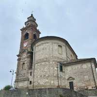 The Parish church of Sinio Alba city