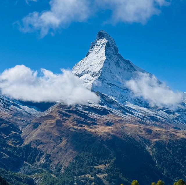 Hiking at Beautiful Zermatt for Wonderful View of Matterhorn