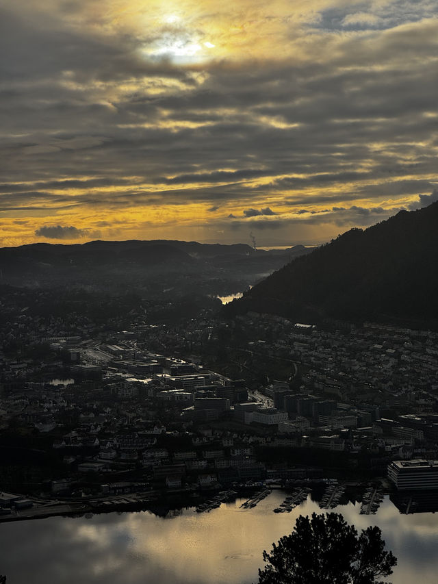 An AMAZING view from Bergen: a MUST-SEE