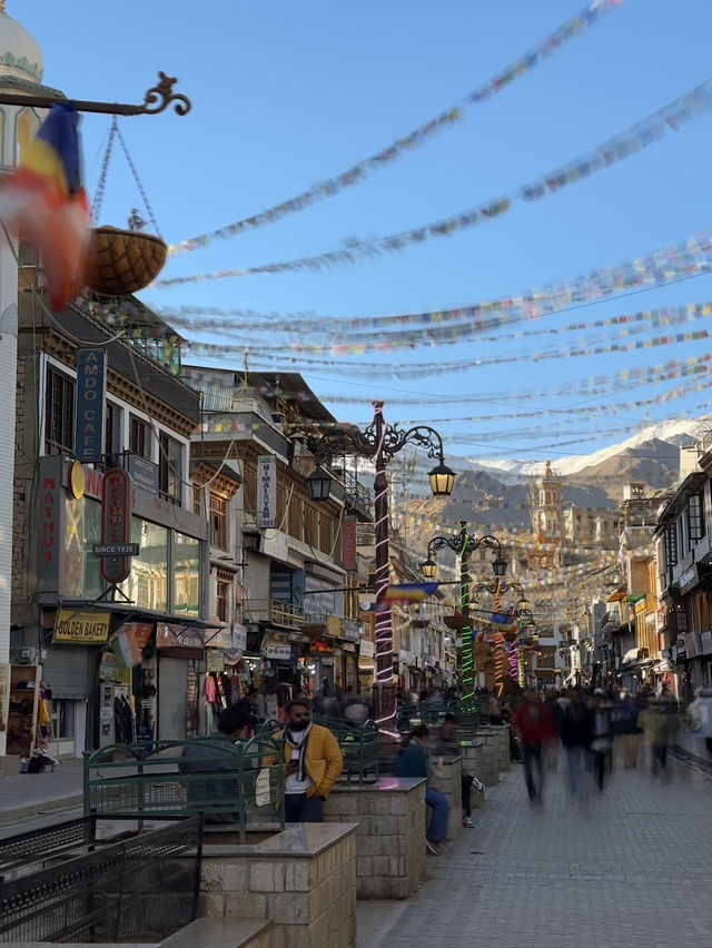 Cozy little town lost in mountains 
